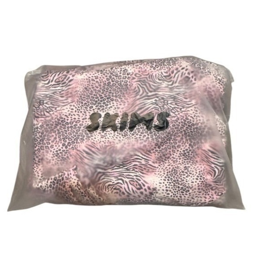 SKIMS Sleep Long‎ Pajama Set Bloom Mini Multi Animal Print Size S - Picture 2 of 8